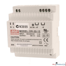 Mean Well Enterprises, Ltd. DR-30-12 Power Supply Mean Well DR-30-12