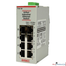 Sixnet Corporation SixNet 8-port SL-8-ES-1 Industrial EtherNet Switch Sixnet SixNet 8-port SL-8-ES-1