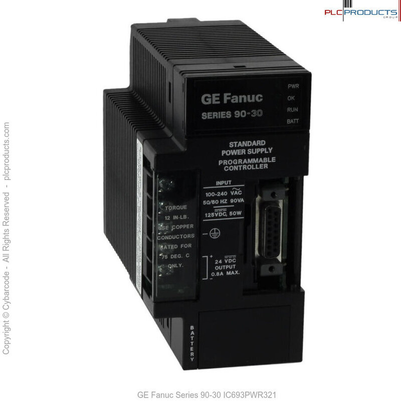 GE Fanuc IC693PWR321 | David E. Spence, Inc., DBA PLC Products Group