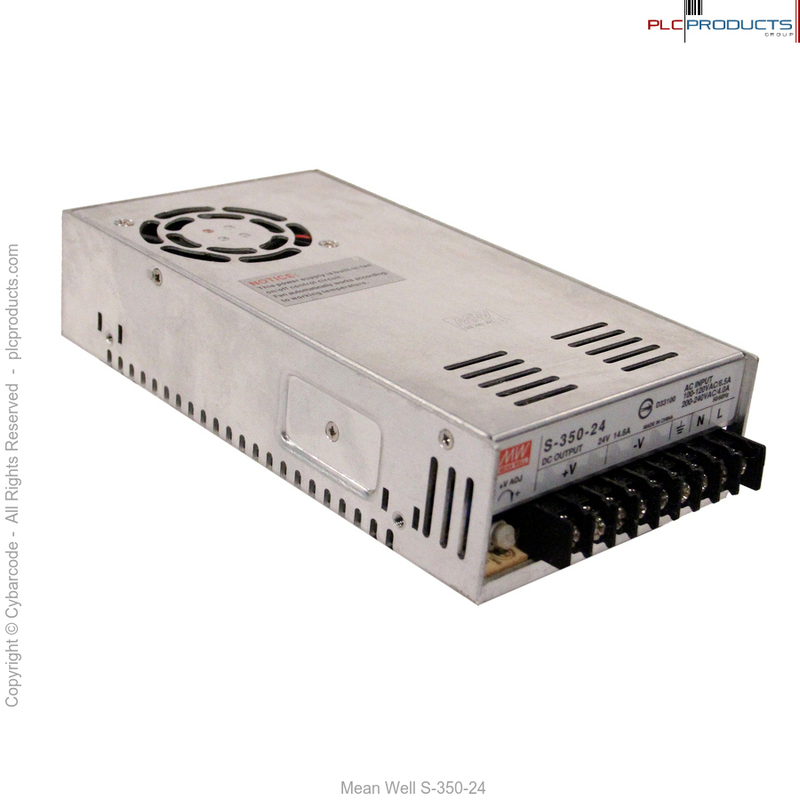 Mean Well S-350-24 | David E. Spence, Inc., DBA PLC Products